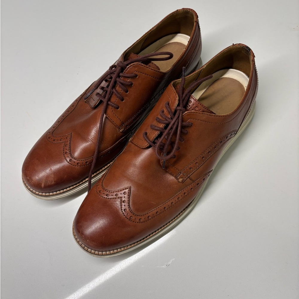 Classic Brown Leather Men's Brogues